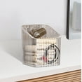 thumbnail image 4 of Small Wall-Mounted Bathroom Organizer, Transparent Plastic Shelf for Toothbrushes, 4 of 6