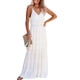 thumbnail image 1 of Vestido PRETTYGARDEN XL Blanco Maxi de Verano con Tirantes Finos, 1 of 5