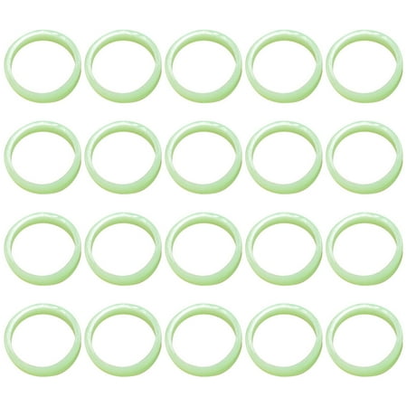 

100Pcs Plastic Luminous Ring Party Finger Decoration Fluorescence Finger Ring Party Supplies Green