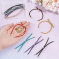 thumbnail image 4 of 10Pcs 10 Colors Slider Bracelets Nylon Twist Cord Bracelet 22cm Adjustable Bracelet with Brass Findings Bracelet Chains for Jewelry Making Accessories for Women DIY, 4 of 6