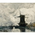 thumbnail image 3 of Frank Myers Boggs 23x20 Black Modern Framed Museum Art Print Titled - The Mill, 3 of 5