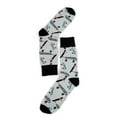 thumbnail image 5 of Funny Socks Skateboard Men's Skateboarding Novelty Socks Grey and Black Skateboard Lovers Everywhere Dad Gifts, 5 of 5