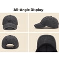 thumbnail image 5 of Women's & Men's 2-Pack Plain Baseball Caps - Solid Color Unisex Dad Hats for Casual Daily Wear, Soft Cotton Adjustable Sports Caps, 5 of 8