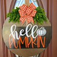 thumbnail image 4 of Themed 3D Pumpkin Leaf Door Sign Wall Décor Rustic Farmhouse Style, 4 of 6