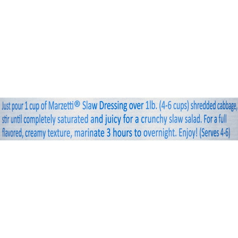 Marzetti The Original Slaw Dressing, 24 fl. oz. Jar - Walmart.com Marzetti The Original Slaw Dressing, 24 fl. oz. Jar - Walmart.com