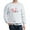 Ash Gray, variant on - LOVE NYC FANCY Sweatshirt - Crew Neck Sweatshirt
