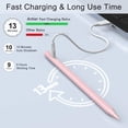 thumbnail image 5 of Antier Stylus Pen for iPad 2018 or Later, 13 mins Fast Charging Apple Pencil with Palm Rejection, Tilt Sensitivity, for iPad Air 3/4/5, iPad Mini 5/6, iPad 6/7/8/9/10, iPad Pro 11", iPad Pro 12.9", 5 of 8