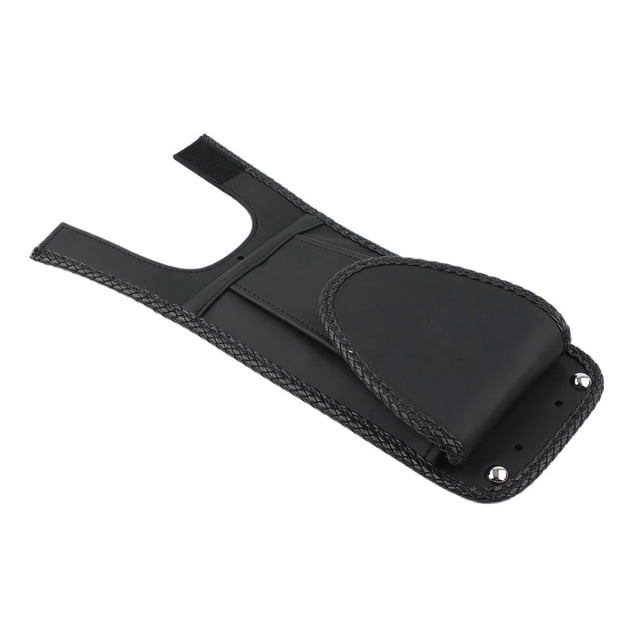 Motorcycle Black Tank Bib W/ Pouch For Harley-Davidson Softail Fat Boy FXST FXSTB FLST