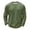 11# Army Green, variant on Men's Waffle Thermal Shirts Textured Underwear Tops, Lightweight Pullover Sweaters, Long Sleeve, Crew Neck Khaki XL