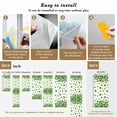 thumbnail image 6 of St. Patrick's Day Window Privacy Film, Spring Green Botanical Lucky Clovers Static Cling UV Sun Blocking Heat Control Window Tint Day and Night, Non-Adhesive One Way Privacy Cover 35.4''x78.7'', 6 of 7