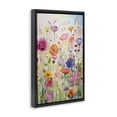thumbnail image 4 of Stupell Industries Bright Floral Garden Botanical & Floral Painting Black Floater Framed Art Print Wall Art, 17 x 25, 4 of 10