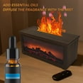 thumbnail image 4 of Difusor De Aromaterapia De Chimenea De Simulación 3D, Humidificador De Llamas De Niebla Ultrasónico De Niga 280ml De Aceite Esencial Con Iluminación De 7 Colores Para La Oficina, 4 of 7