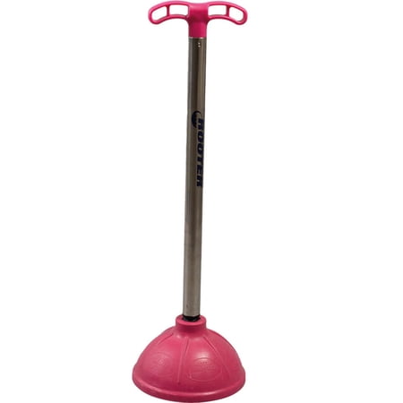 Roto-Rooter Ergonomic Metal Handle Toilet Plunger For Bathroom