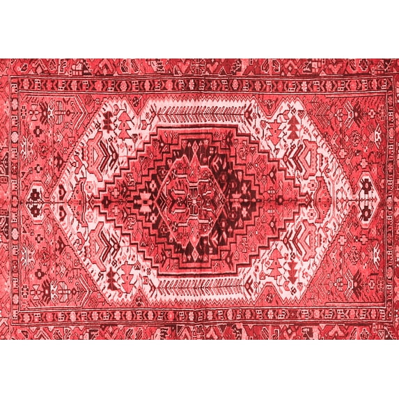 Ahgly Company Indoor Rectangle Persian Red Traditional Area Rugs, 2' x 5'