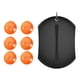 thumbnail image 1 of 1 Juego de almohadils antideslizantes para auricures compatibles con 3 naranja, 1 of 8