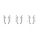 thumbnail image 1 of Sonducket Mujeres Niñas una 7 Crystal Ear Cuffs Hoop Climber Stud Pendientes Star Ear Stud Pin Accesorios de joyería Type3 NO3 Sonducket CBP048046, 1 of 6