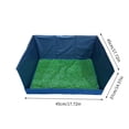 thumbnail image 5 of Portable Pet Grass Pee Pad with High Wall and AntiSlip Base For Indoor Outdoor Dog Training Easy, 5 of 11