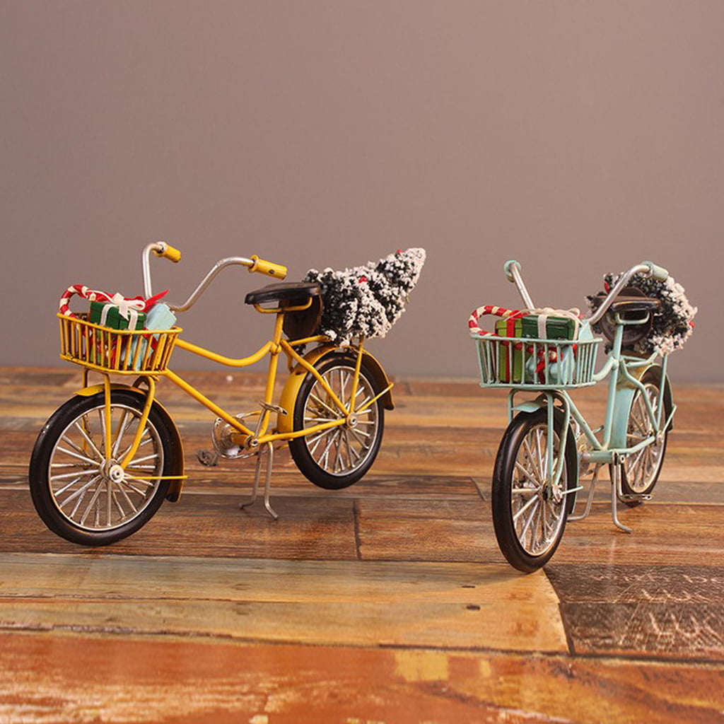 1:10 Alloy Bike Bicycle Model Doll House Miniature Furniture Garden Decor #2 