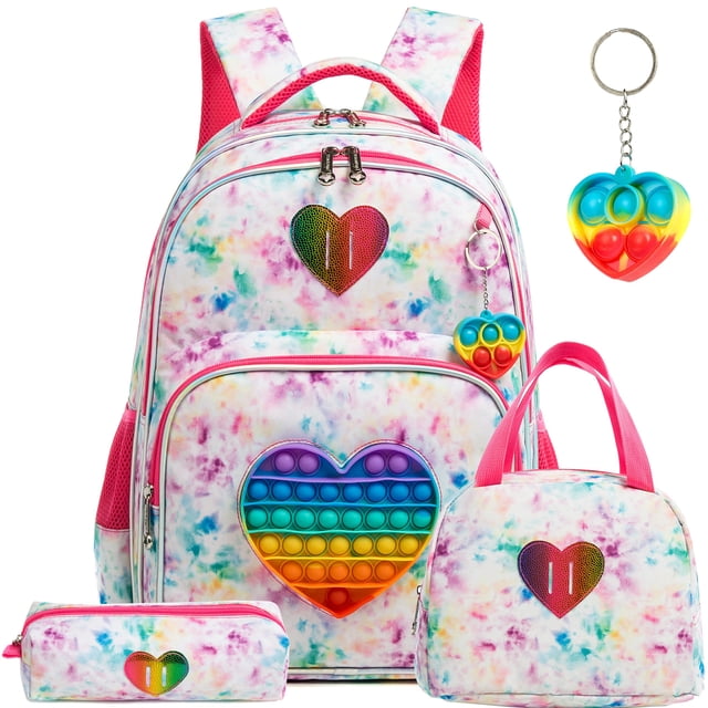 Mochila Meetbelify para niñas y niños de primaria con lonchera