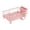Pink, variant on YIGOUMY - 1pc 38cm Countertop Dish Drying Rack, Black Kitchen Sink Dish Organizer with Utensil Caddy, Removable Drain Tray, for Dishes, Bowls, Glasses (S)
