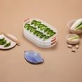 thumbnail image 2 of Plato de cerámica con hojas artesanales, plato para Sushi japonés, aperitivos, salsa para condimentar vinagre de cocina, 2 of 7