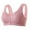 Pink#2, variant on JGTDBPO Front Closure Bras For Women No Underwire Plus Size Full Coverage Bras Front Snap Bras Post Surgery Front Closure Brassiere Sports Bra Wireless Minimizer Bra Everyday Bra