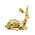 thumbnail image 4 of YiJuHui 4pcs Gold Plated Deer Statue Ornament for Home Decor, Elegant Animal Figurine, Wine Cabinet & Living Room Decoration, Symbol of Good Fortune, 4 of 9