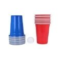 thumbnail image 4 of BeerGame Set, 24-Piece Party Cups and Balls Kit, 16oz Plastic Drinking Toss Game for Outdoor Events and Gatherings, 4 of 4
