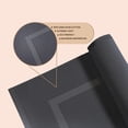thumbnail image 4 of Canadian Linen Yukon Bath Mats, 2 Pack, 20"x34", Soft Absorbent Bath Mats Washable Lightweight Quick Dry Cotton Shower Picture Frame Design, Dark Grey, 4 of 9