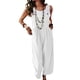 thumbnail image 2 of Sunloudy Mujeres Casual Bib Overol, Verano Sin Mangas Pierna Ancha Color Sólido Mono con Bolsillos Sunloudy S M L XL, 2 of 5