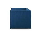 thumbnail image 5 of Pemberley Row Fabric Blue Daybed Rectangular Nailhead Trim 82"W Unassembled, 5 of 11