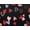 Black Tossed Hearts, variant on Woman Within Plus Size Perfect Printed Three-Quarter Sleeve V-Neck Tee