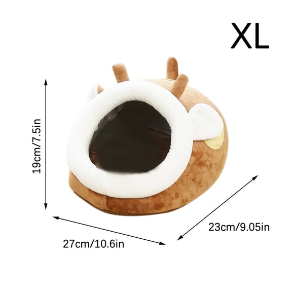 Xihbxyly Cama para Hámster, Acogedora Cama de Algodón Polar, Base Antideslizante, Cojín Extraíble para Mayor Comodidad, Ropa de Cama para Animales Pequeños, Fácil de Limpiar, Suave y Cálida, 1 Unidad