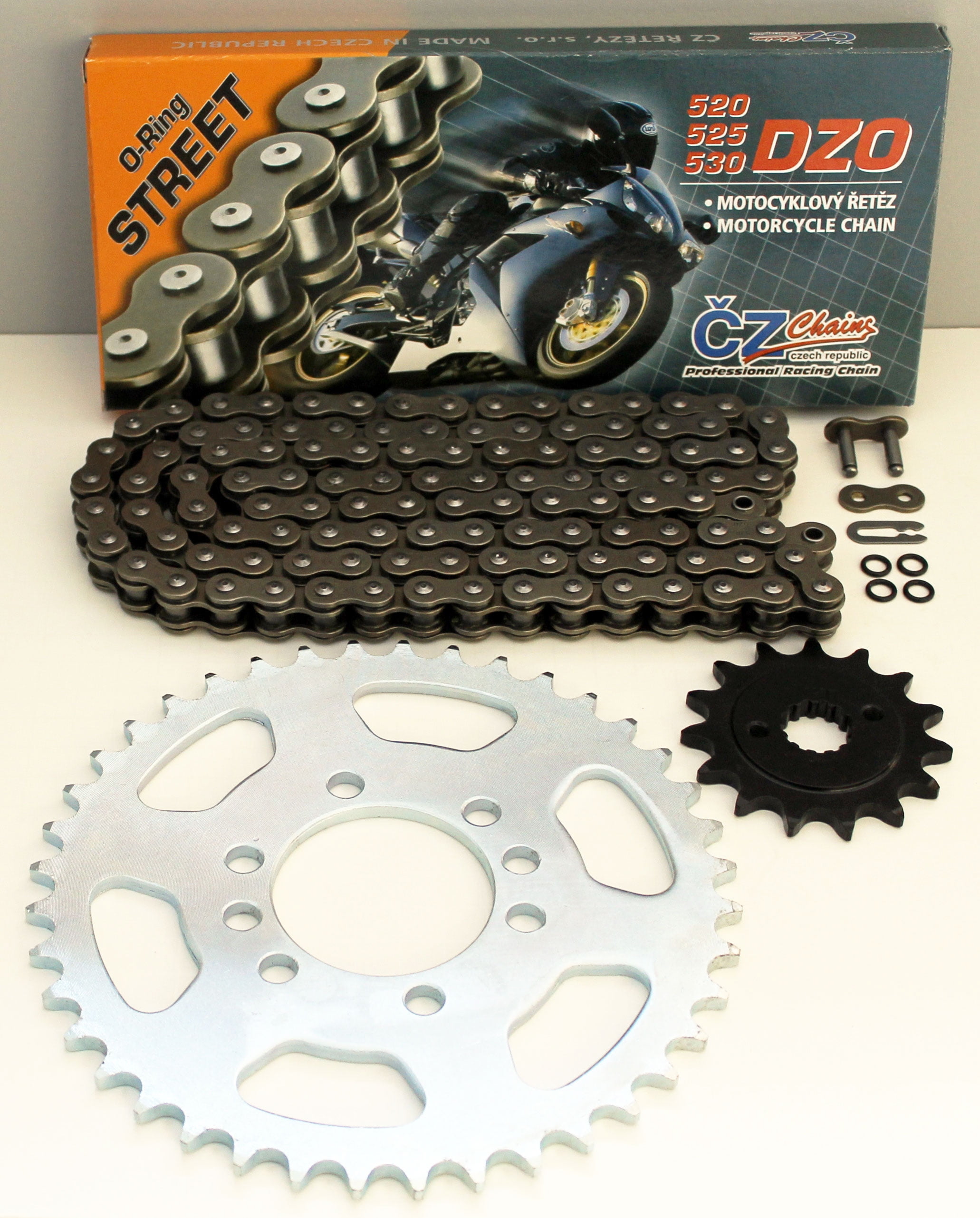 2003 2007 Suzuki LTZ400 Z400 400 CZ DZO ORing Chain & Silver