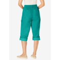 thumbnail image 2 of Woman Within Plus Size Convertible Length Cargo Capri/Bermuda, 2 of 6