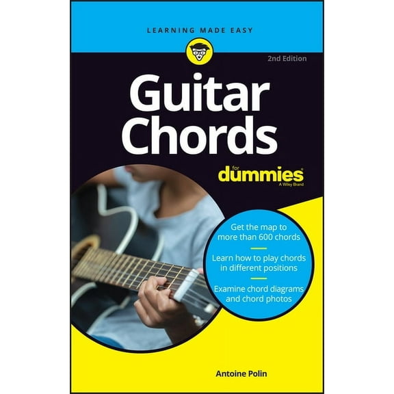 Guitar Chords for Dummies, (Paperback)