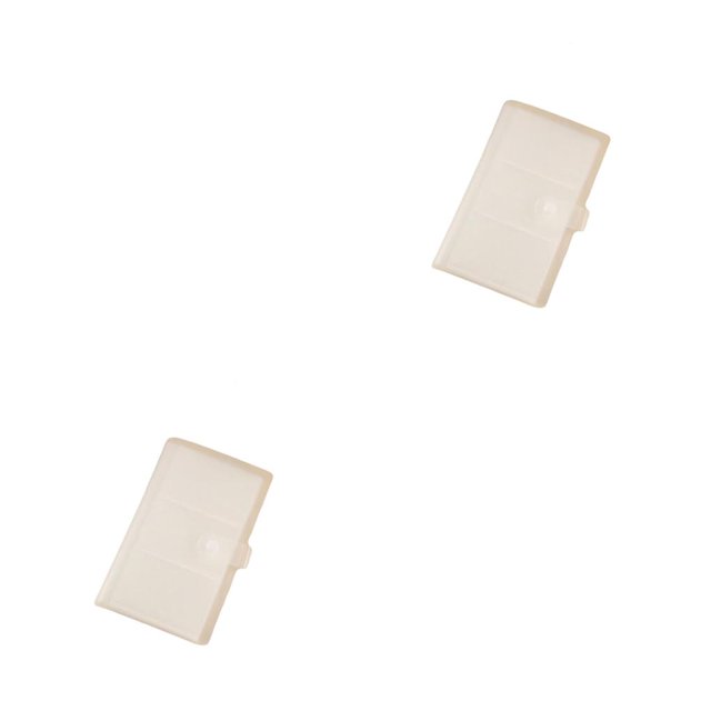 Bewildely Portatarjetas de diseño Simple para licencia de conducir de 3 pulgadas, carpeta de almacenamiento de tarjetas de identificación de Transparente 2piezas