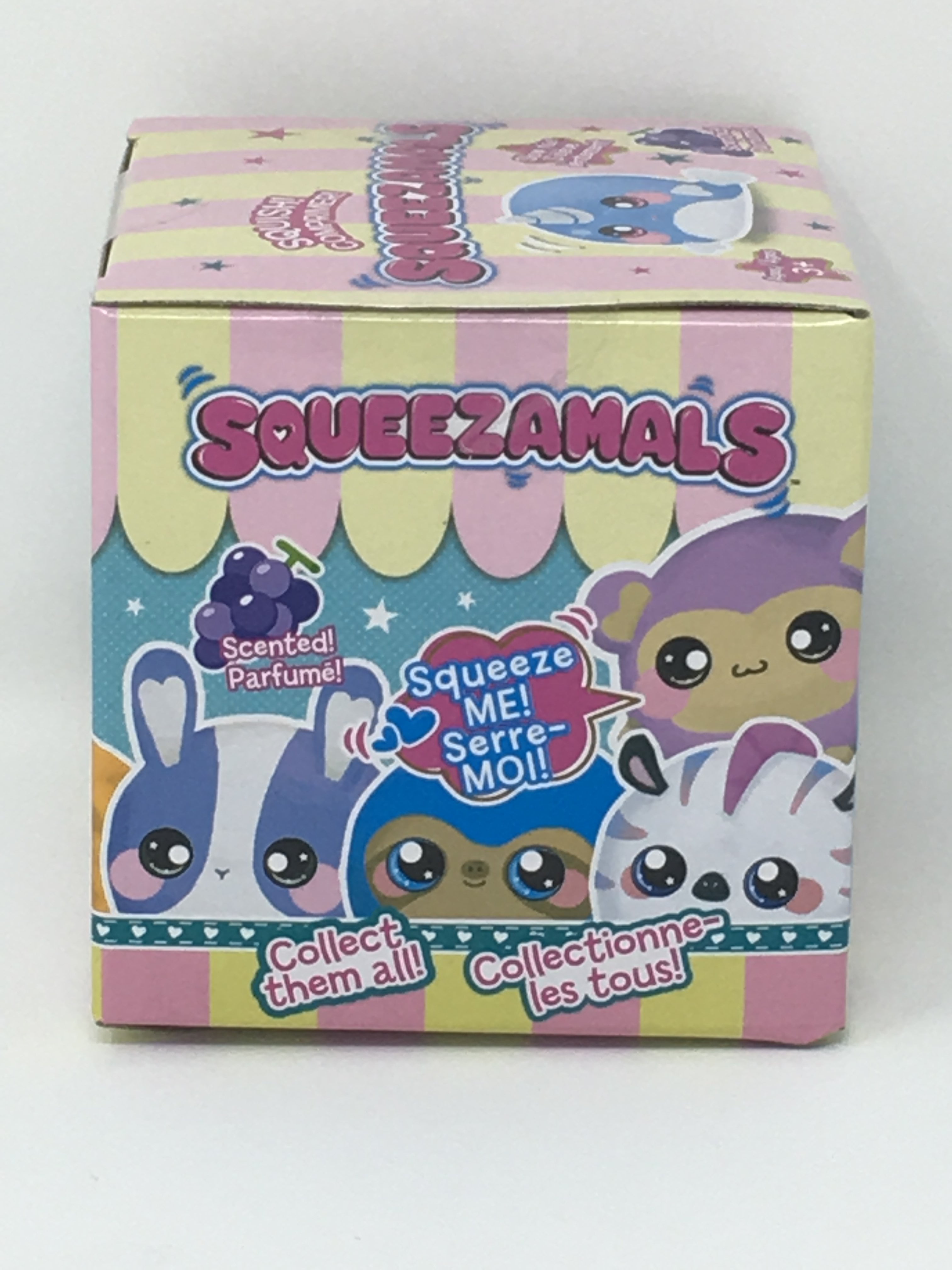 Lot of 5 Squeezamals Series Pets Scented Plush Animals Blind Box Bag 