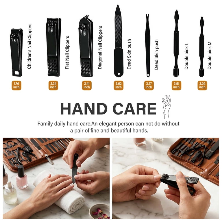 Livhil 26-Piece Manicure Set, Stainless Steel Nail Care Kit photo 4