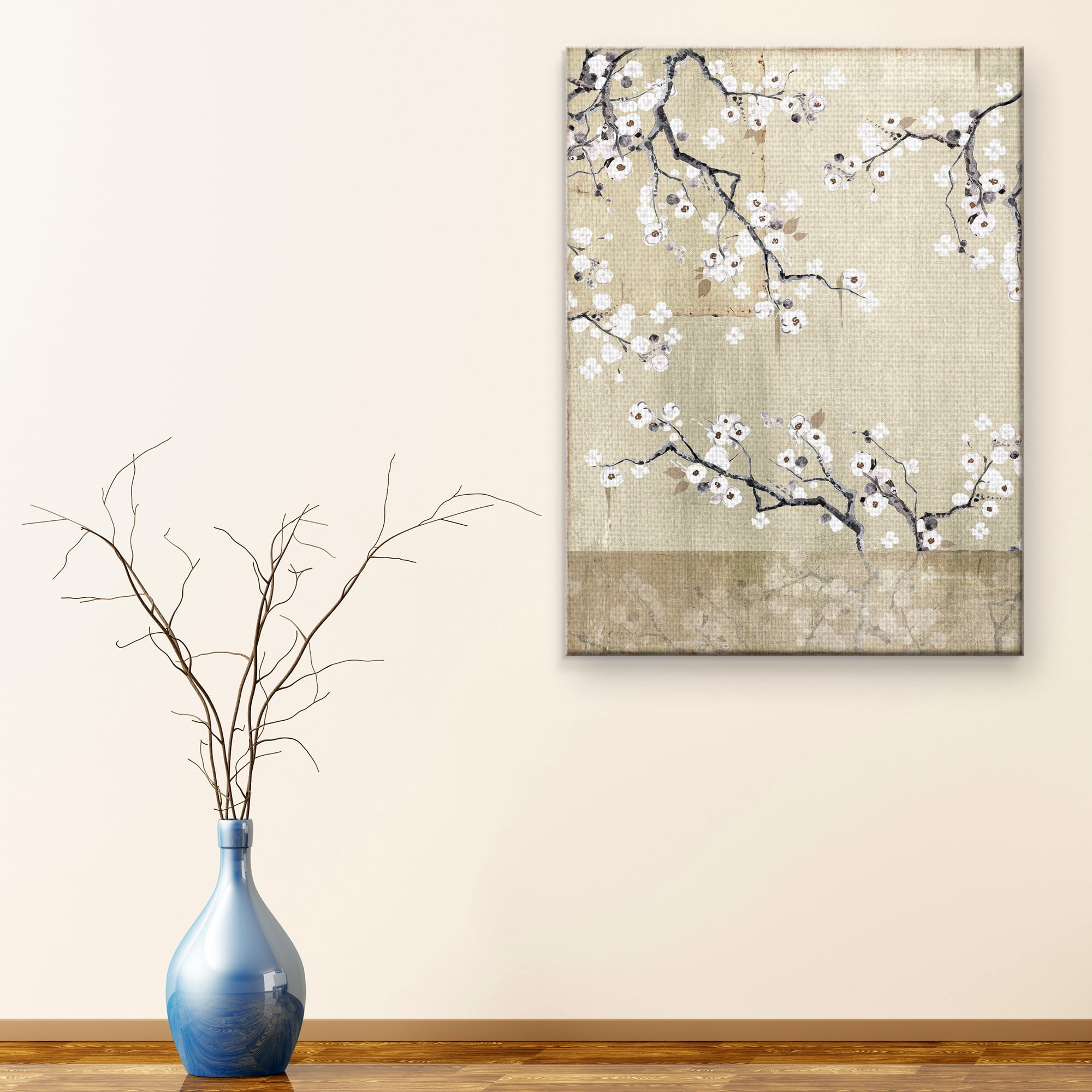 Masterpiece Art Gallery Simple Cherry Blossom By Belle Maison Canvas Art Print 30" x 40"