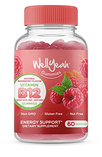 WellYeah Vitamin B12 1000mcg Gummies - For Energy, Mood, Metabolism And ...