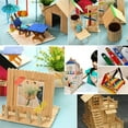 thumbnail image 5 of Kids Child Natural Multi-Color Wooden Popsicle Sticks DIY Crafts Puzzle Toy Gift, 5 of 7