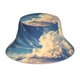 thumbnail image 1 of Fotbe Western Desert Cloud Cowboy Sombrero Tipo Pescador con Estampado – Sombrero de Sol de Algodón de Moda para Playa, Golf, Pesca, 1 of 6