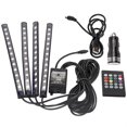 thumbnail image 1 of Maoww Bande Lumineuse LED pour Voiture 4 Pcs 48 LED Musique Lumière Intérieure de Voiture, 1 of 8