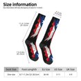 thumbnail image 3 of Women's Knee High Socks Puerto-Rico-Flag Vintage Outdoor Casual Tube Socks, 3 of 7