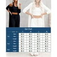 thumbnail image 3 of Sherrylily Fall Women Pajamas 3 Piece Set Crop Vest Top Loose Pants and Cardigan Knitwear Jumpsuit, 3 of 4