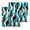 Aqua, variant on Aqua Stripe Hand Towels Set,Waffle Weave Kitchen Towels 4 Pieces,Ombre Grey Moire Geometric Modern Abstract Microfiber Hair Face Bath Tea Towel Absorbent Quick Drying Cleaning Dish Cloths,15.7"x23.6"