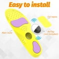 thumbnail image 4 of YUNOVA AirTag Shoe Insoles for Kids Seniors, Anti-Lost Shoe Tracker Inserts with Adjustable AirTag Holder, Discreet Safety Insole for Children, Elderly, Dementia Patients, Universal Fit for Sneakers, 4 of 10