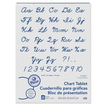 Pacon Chart Tablet, Unruled, 24" x 32", White, 25 Sheets