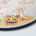 thumbnail image 4 of Trick or Treat English Setter Funny Mummy Cosplay Pumpkin Candy Basket Stained Glass Suncatcher Dog Lover Window Hanging Sign Decor - 12016, 4 of 5